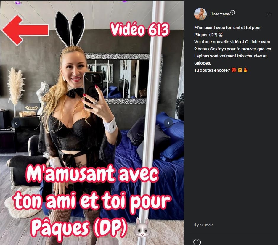 Elisadreams - Video 613 - JOI - M amusant avec to ami et toi pour Paques DP.JPG